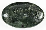 Polished Jade (Nephrite) Palm Stone - Afghanistan #217718-1